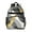 Gray And Gold, variant on Gray and Gold Marble Wavy Lines Pattern Backpack for School,Cute School Bag,Schoolbag with Adjustable Shoulder Straps & Padded Back,15.25"x11.5"x5.25"