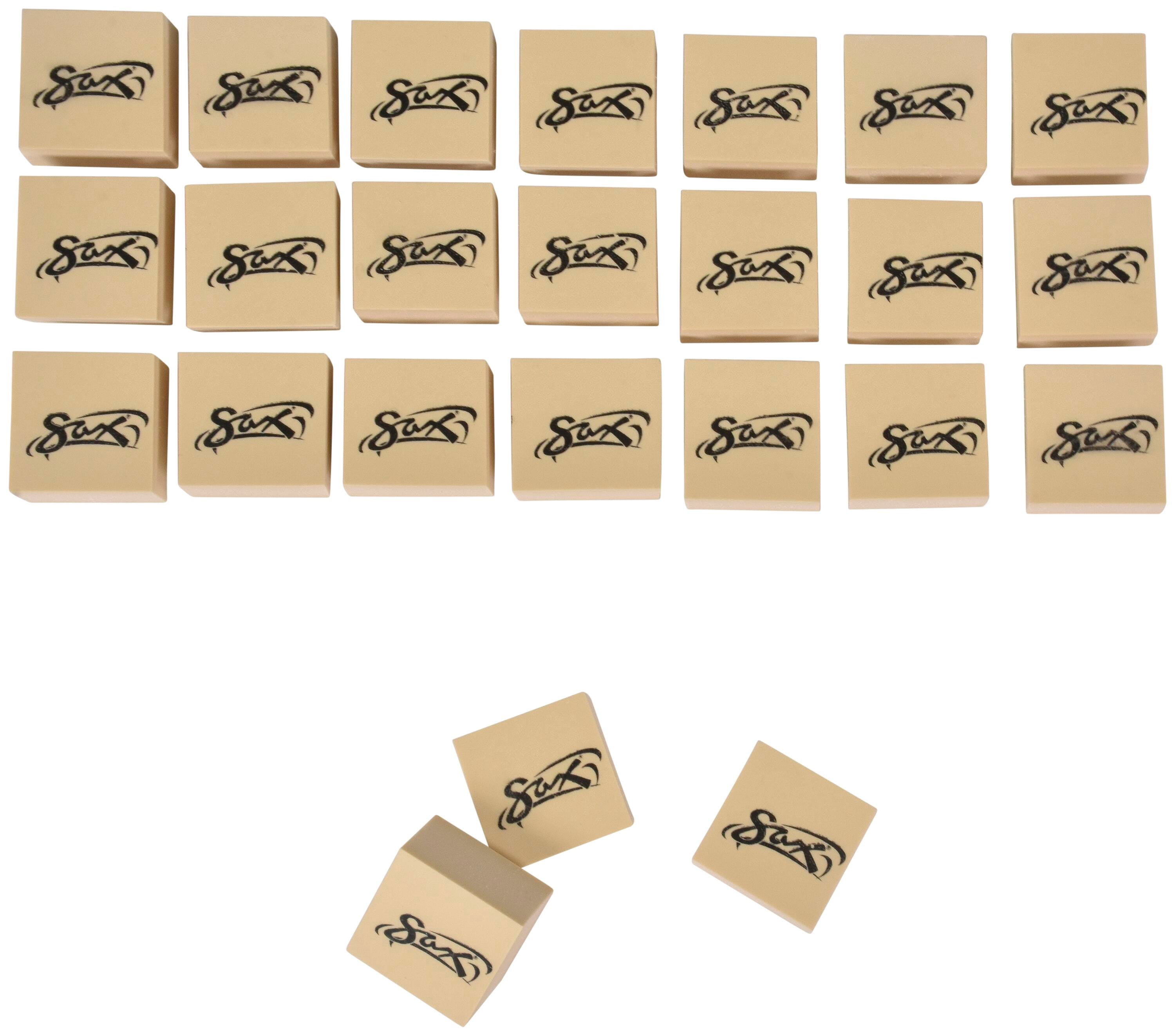 Sax Non-Abrasive Soap Eraser- White- Pack - 24