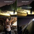thumbnail image 5 of LLC Lampe de Poche Torche LED Haute Puissance avec 2 Batteries Rechargeables et Chargeur USB, 5 of 5