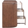 thumbnail image 6 of Meridian Furniture Astrid Brown Solid Wood And Oak Veneer Dresser, 6 of 15