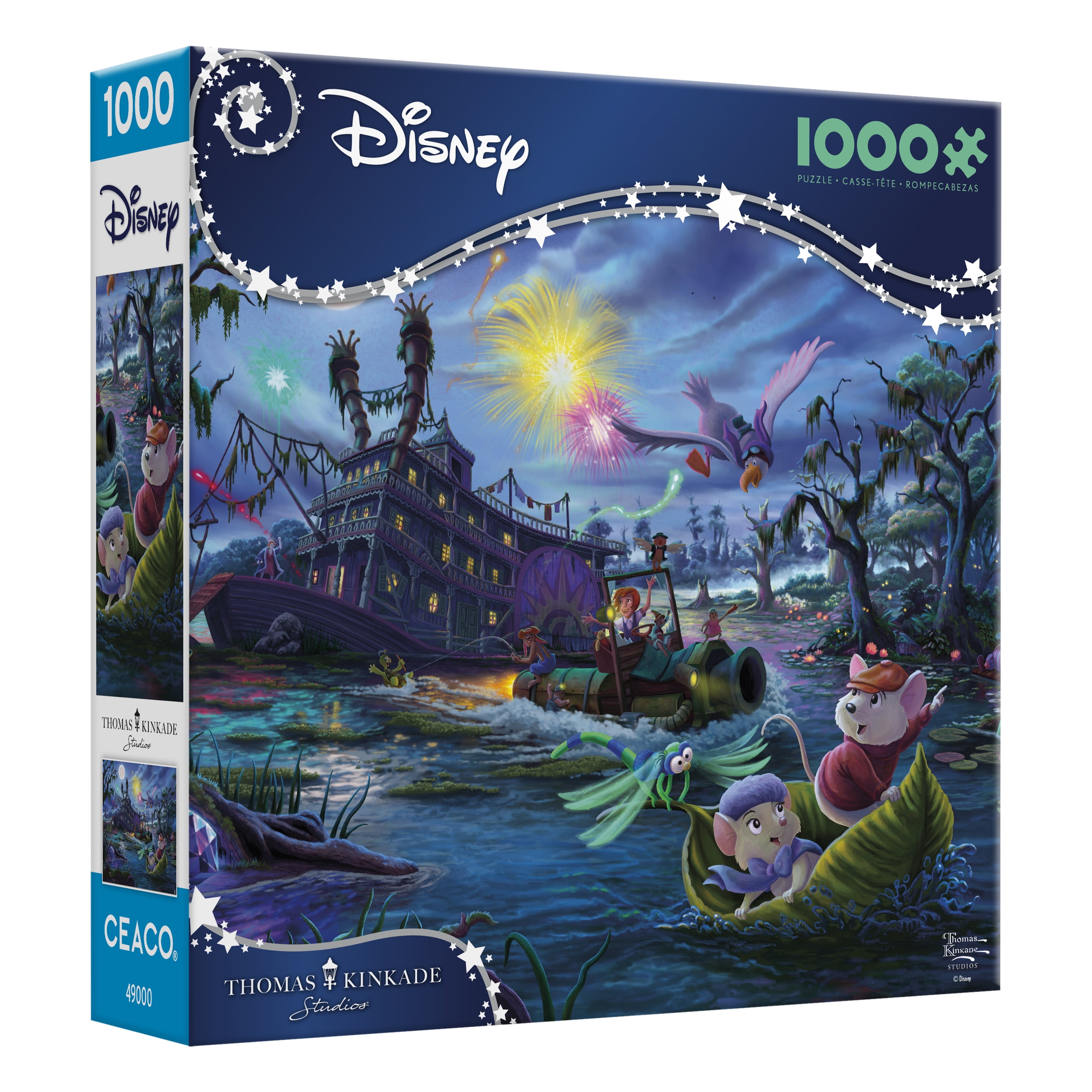Ceaco 750-Piece Thomas Kinkade Disney Mickey & Minnie in Mexico