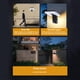 thumbnail image 3 of SGACAI Lámpara solar LED plegable de pared para exteriores con sensor de movimiento y luz de calle Solarm*, 3 of 6