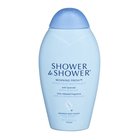 Shower To Shower Morning Fresh Absorbent Body Powder With Lavender, 8.0 ...