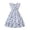Sky Blue, variant on Gaexia Girls Dresses ,Girls Summer Dresses Fashion Floral Print Sleeveless Casual Party Dress For Kids Age 7 12 Elastic Waist Comfortable Outfit For Daily Wear Picnic Outdoor (Sky Blue,10-11 Years)