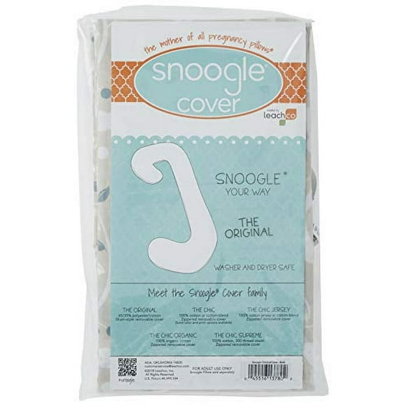 Leachco Snoogle Replacement Cover, Birds/Blue Leaf