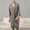 Gray, variant on Men Thin Lightweight Open Front Cardigan Bathrobe, Solid Color Loose Soft Breathable Belted Wrap Robe Casual Relaxed Home Sleep Loungewear Black XXXL