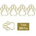 thumbnail image 3 of Uxcell 24Pcs Pendientes de Bisel Abierto de Aleación para Fabricación de Joyas de Resina DIY, Oro Claro, 3 of 6