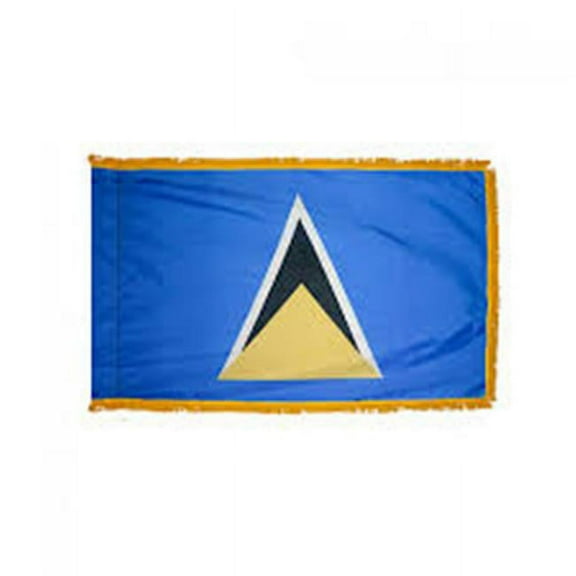 Annin Flagmakers 197225 3 ft. x 5 ft. Nyl-Glo St. Lucia Flag