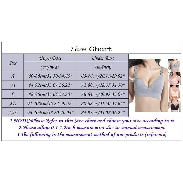Strapless Bras For Women For Large Breastfeeding Strip Support Comfort  Maternity Seamless Soft Wirefree Pregnancy Pink Sports Bra S 