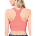 thumbnail image 5 of KOGMO Womens Ribbed Racerback Crop Tank Top, 5 of 5