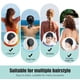 thumbnail image 4 of Gorro de natación de silicona, gorro de baño cómodo, ideal para cabello rizado, corto, medio largo, gorro de natación para mujeres y hombres, gorros de ducha que mantienen el peinado sin cambios Adepaton LRWJ848-2, 4 of 6