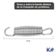 thumbnail image 5 of Resortes de acero KingsHouse 140mm 10pzas Para trampolín de 10 12 y 14 pies, 5 of 6