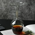 thumbnail image 4 of "Upside down Wine Glasses 10 Oz, Hand-Blown Borosilicate Glass Goblets, Unique Inverted Stemware for Parties, Weddings, Anniversary Gifts for Women – Heat Resistant & Elegant" Harlik, 4 of 7