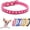 Rose Red, variant on Dog Collar with Rhinestone, Girl Bling Cat Collars Diamond Puppy Collars Sparkly Crystal Glitter Jewel Adjustable for