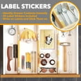 thumbnail image 4 of SpaceAid Bamboo Drawer Dividers with Labels, Kitchen Adjustable Drawer Organizers,6 Dividers (17-22 in), 4 of 7