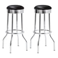 thumbnail image 2 of Black and Bar Height Stool (Set of 2), 2 of 5