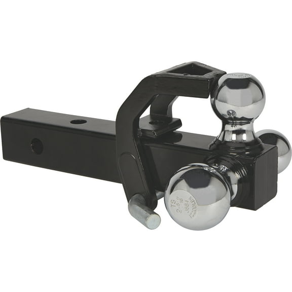 Ultra-Tow Tri-Ball Mount with Pintle Hook, Class IV, 10,000-Lb. Tow Weight