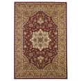 thumbnail image 1 of HomeRoots 354178 7 ft. 7 in. x 10 ft. 10 in. Polypropylene Red & Beige Area Rug, 1 of 1