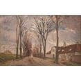 thumbnail image 2 of Albert Gottschalk 24x17 Black Ornate Framed Double Matted Museum Art Print Titled: Lyngbyvejen at Vintappergarden (1902), 2 of 5
