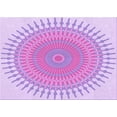 thumbnail image 1 of Ahgly Company Indoor Rectangle Patterned Blossom Pink Area Rugs, 8' x 10', 1 of 6