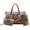 Brown - Bear Owl Flower, variant on DISNIMO Wolf Dreamcatcher Print Tote Bag and Wallet Set PU Leather Purses with Makeup Pouch Large Women's Handbag Set for Work Party Shopping