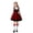 Wine, variant on Toddler Girl Dress Oktoberfest Costume Girls Dirndl Dress with Apron Children Dirndl Midi Dresses Baby Teen Clothes