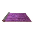 thumbnail image 2 of Ahgly Company Indoor Square Oriental Purple Industrial Area Rugs, 3' Square, 2 of 4