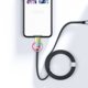 thumbnail image 1 of Cubierta de funda de cable de carga de silicona diseño a prueba de rotura • Wrap completo • Silicona suave y duradera • Bucle de almacenamiento de cable • Estilo Macaron en degradado adorable, 1 of 6