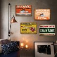thumbnail image 2 of Kit Pintura Hierro Rectangular Placa Metal Vintage Motosierra 30x20cm 4 Uds., 2 of 9