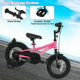 thumbnail image 4 of OLAKIDS Vélo pour Enfants, Vélo pour Tout-Petits de 12 14 16 18 Po avec Roues Stabilisatrices, Sonnette de Sécurité, Selle et Guidon Ajustables, Frein à Main et Frein à Rétropédalage, Bicyclette pour Garçons et Filles, 4 of 9