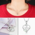 thumbnail image 5 of Clearance Jewelry Under $5 VerPetridure Love Letter Love Heart Pendant Necklace Gemstone Necklace, 5 of 5