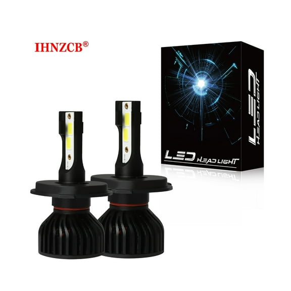 IHNZCB H4/9003 LED Headlight High Beam or Low Beam Bulbs Conversion Kit Super Bright White
