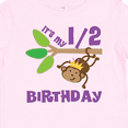 thumbnail image 4 of Inktastic Half Birthday 6 Months Baby Monkey Boys or Girls Baby T-Shirt, 4 of 5