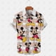 thumbnail image 2 of Disney Short Sleeve Shirt Men's Summer Mickey Mouse Loose Loose Casual Hawaiian Holiday Beach Shirt T Shirt Top Button Shirt3XL Gao Jinjia LED, 2 of 2