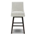 thumbnail image 5 of Maddie Home 30" Fabric Counter Height Swivel Barstool in Ivory (Set of 2), 5 of 5
