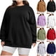 thumbnail image 1 of Conjuntos de trabajo para mujer,Sudadera con capucha de manga larga informal para mujer, talla grande, jersey de poliéster, blusa holgada para el hogar, sopatenor, 1 of 8