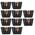 thumbnail image 3 of Bolsas de regalo de papel, 10 piezas de papel negro para recuerdo, bolsa de regalo de papel negro, bolsas de regalo de papel, características de vanguardia, 3 of 9