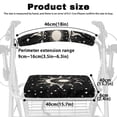 thumbnail image 3 of COEQNE Starry Sky Star Moon Rollator Walker Seat & Back Cover Soft Seat Cushion for A Rollator Walker Set 2 Pack Universal Rollator Walker Seat and Backrest Covers for Seniors, 3 of 7