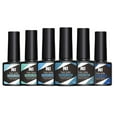 thumbnail image 2 of 6-Bottle Gel Nail Polish Set #21 - Base and Top Coat Gel Nail Polish Set, 6Pcs X 8.5Ml, Nail Polish Easter Mother'S Day Nail Care Makeup Organizers, 2 of 6