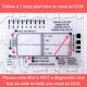 thumbnail image 4 of Regla de ECG de 7 pasos, regla de ECG para interpretación de ECG, herramienta de medición de calibre transparente, 4 of 4