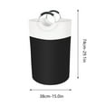 thumbnail image 2 of TERGAYEE Laundry Basket,Collapsible Tall with Handles Waterproof Travel Bathroom College Essentials Storage,Storage Basket for Bedroom,Bathroom, 2 of 8