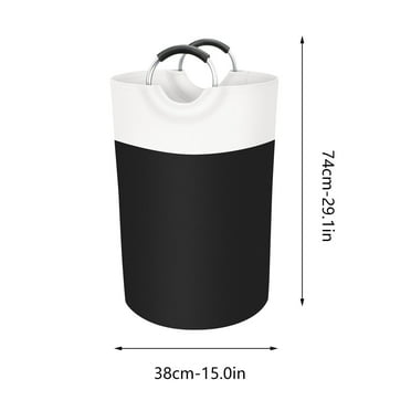 JunYeShi 82L Large Laundry Hamper with Reinforced Handles - Freestanding Clothes Basket for Bedroom, Bathroom, Collapsible Storage Bin with Sturdy Frame, Dirty Clothes Organizer.