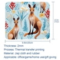 thumbnail image 5 of Kangaroo Square Non-Slip Rubber Bottom Printed Desk Mat Mouse Mat Gaming Mousepad Desk Pad - 8.3x9.8 Inch, Suitable for Office and Gaming, 5 of 6