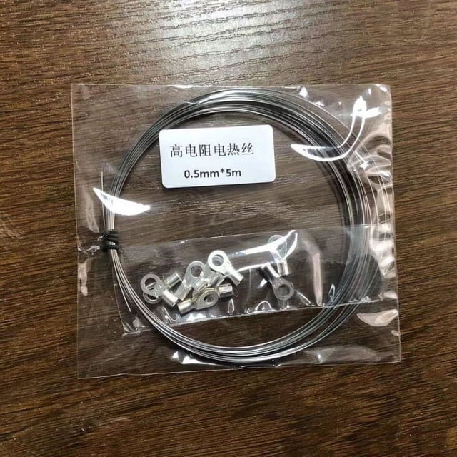 Miangastore Sealer Heating Strips Electrical Connectors Silver 1Set 5Meters Long
