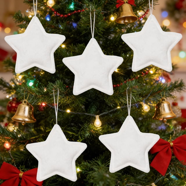 Colgante decorativo de tela con forma de estrella | Adorno colgante para la decoración del hogar | Decoración de ventanas | Regalo ideal para amantes de la naturaleza