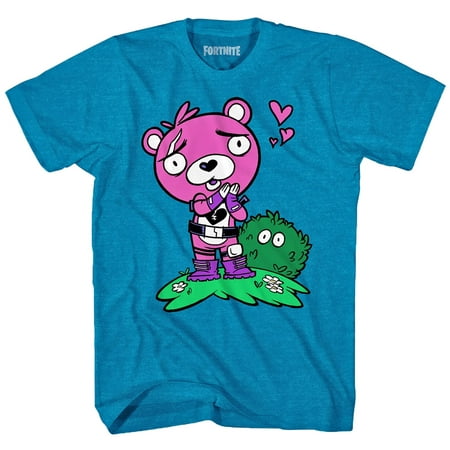 epic games officially licensed fortnite cuddle team leader love pink bear men s t shirt walmart com - solar bear fortnite