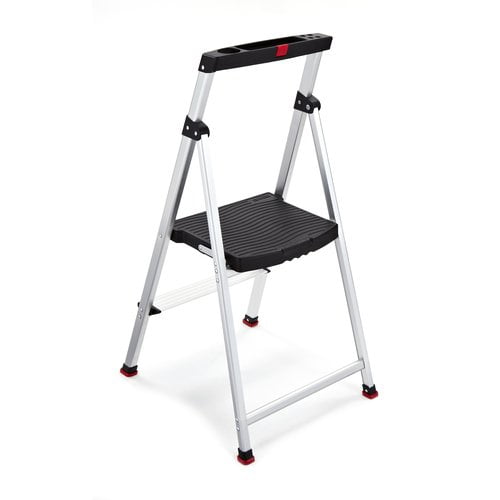 Old World Automotive Product 205040 2 Step Lightweight Aluminum Step Stool with Project Top