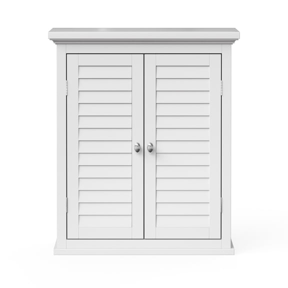 Teamson Home Glancy 20" x 24.02" Removable Wall Cabinet, White
