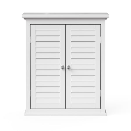Teamson Home Glancy 20" x 24.02" Removable Wall Cabinet, White