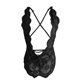 thumbnail image 3 of Gibobby Ropa interior mujer sexy Conjunto de lencería sexy para mujer con liguero, brasier de encaje y bragas conjunto de tirantes exóticos(Negro, G), 3 of 4
